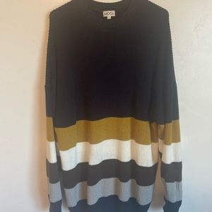 MOCA striped sweater dress